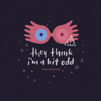 vendiagms harry potter odd ravenclaw luna lovegood GIF