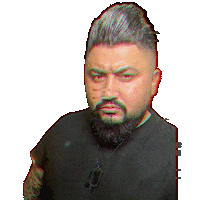 Angry Barber Sticker by blackandwhite-byersin.de