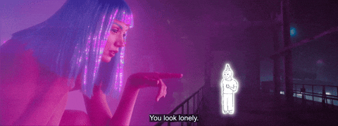 Lonely Cyberpunk GIF by PERFECTL00P