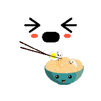 chinese food asian Sticker by Big Beat Records