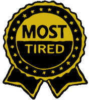 BillyDraw tired sleepy exhausted jaded Sticker