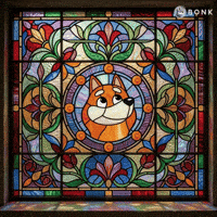 Stained Glass Window Blooming GIF by BONK