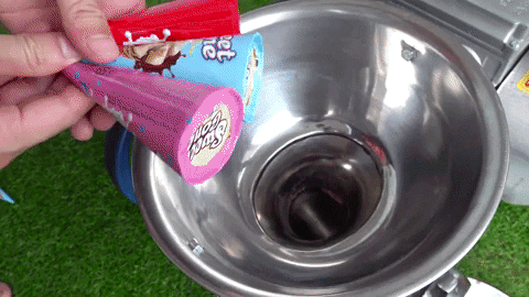 ExperimenMeatGrinder giphyupload funny cool ice cream GIF