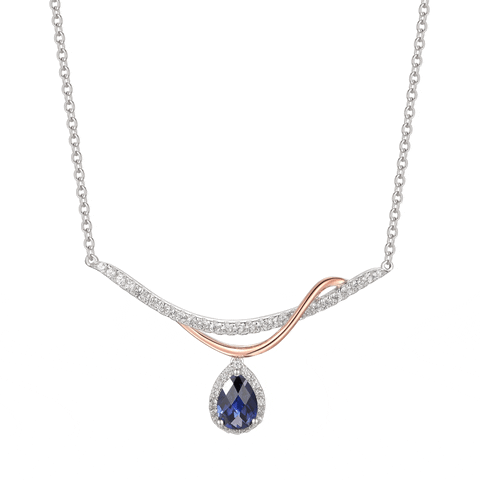 Tirafina giphyupload diamonds necklace sapphire GIF