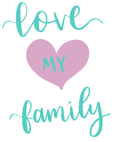 Love My Family Sticker