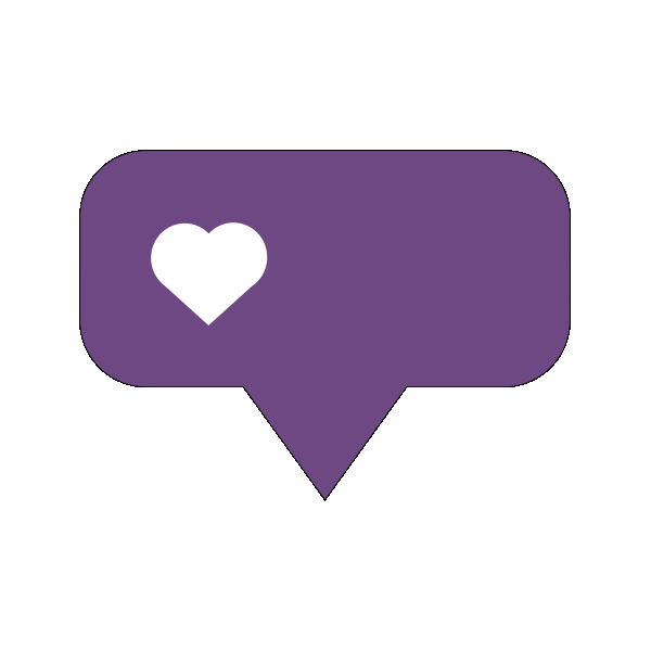 Likes Lila Sticker by Raveloteca;