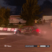 FIA-ERC car racing crash drift GIF