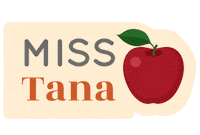 Miss Tana Sticker by Tana Rendon