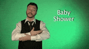 sign language baby shower GIF by Sign with Robert