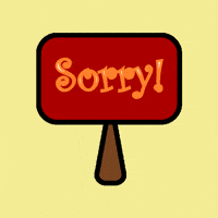 Sorry Sign GIF