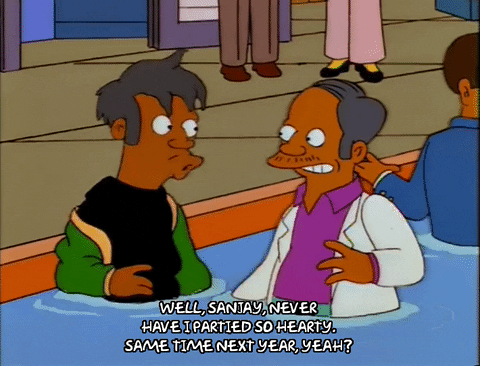 Happy Season 7 GIF by The Simpsons