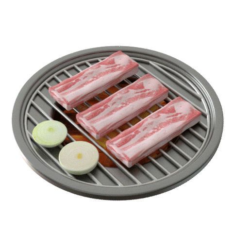 Korean Bbq 3D Sticker by Jiwon Ko