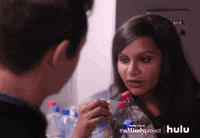 embarrassed the mindy project GIF by HULU