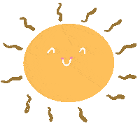 Happy Sun Sticker