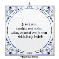 Humor Focus Sticker by Tegelspreuken.nl