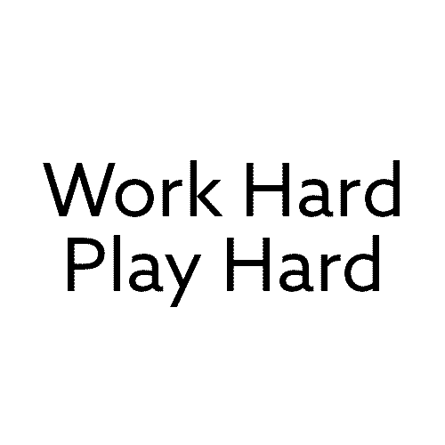 Work Hard Sticker by edge