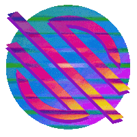 Glitch Neon Sticker by Sanabul