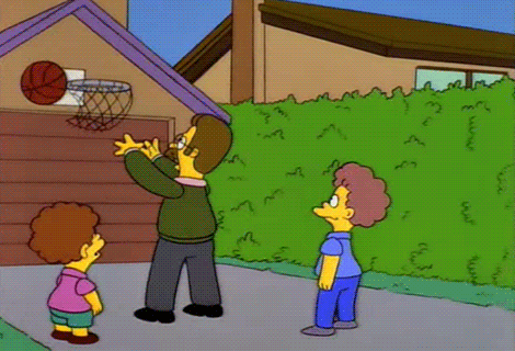 The Simpsons Basketball GIF