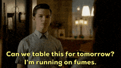 Tired Sheldon Cooper GIF by CBS