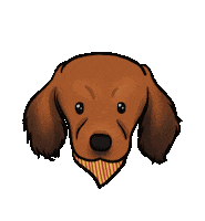 Dog Kiss Sticker