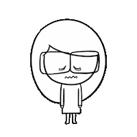 Sad Couple Sticker