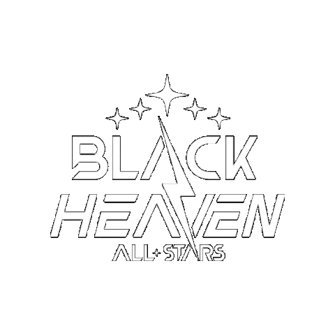 blackheavenallstars giphygifmaker cheer all stars black heaven Sticker