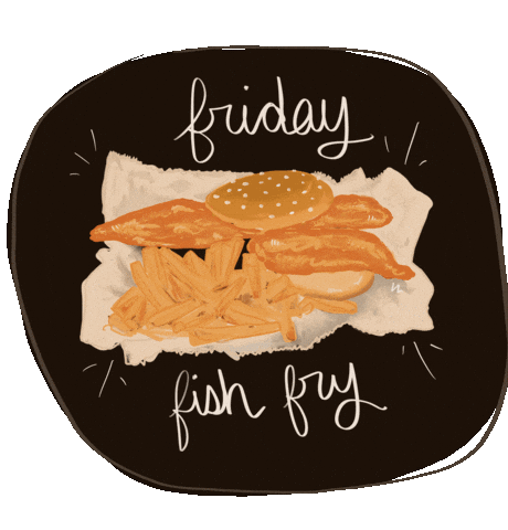 Friday Fish Fry Pittsburgh Sticker by Group Against Smog and Pollution