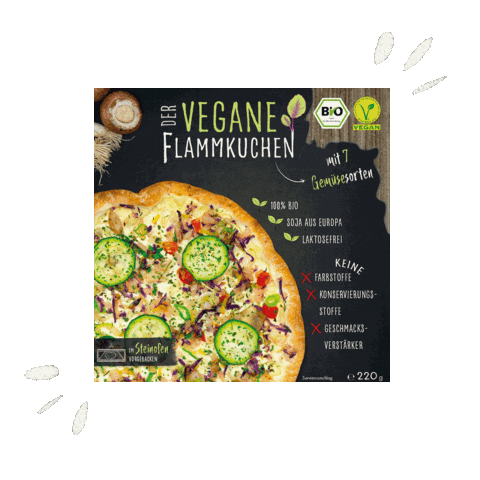 Vegan Bio Sticker by Der Vegane Flammkuchen