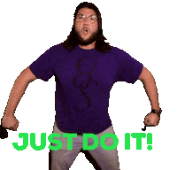 Just Do It Corbin Sticker by BradyGifs