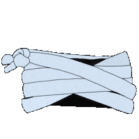 Blue Bandit Sticker by The Clear Cut