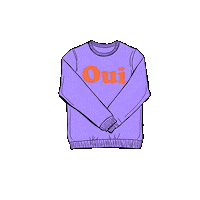 lagarconne lagarconne oui sweater Sticker