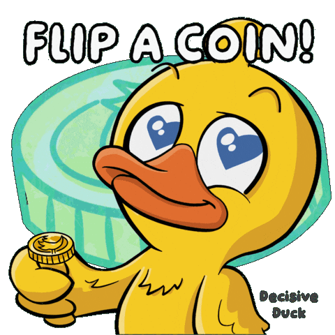 Duck Flip Sticker by VeeFriends