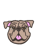 Dogs Mascot Sticker