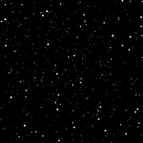 Text gif. In yellow Star Wars font over a starry background appears the text, “I am a voter.”