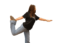 Sport Yoga Sticker by Hochschule Osnabrück – University of Applied Sciences