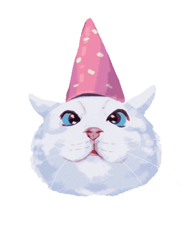 Happy Cat Sticker