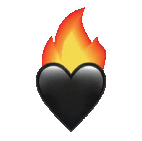 Heart Burn Sticker