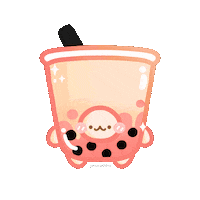 aumipon boba bubble tea yakult aumipon Sticker