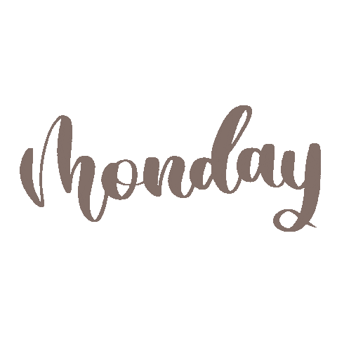Days Of The Week Monday Sticker