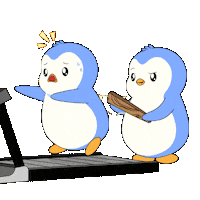 Personal Trainer Running Sticker by Pudgy Penguins