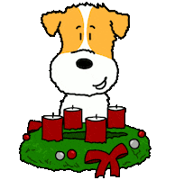 Merry Christmas Burn Sticker