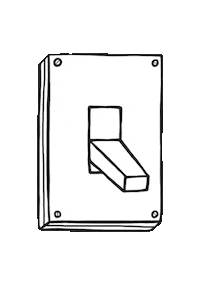 faixalaslam onoff turnon switchon turnoff Sticker