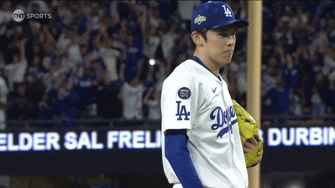 Los Angeles Dodgers Nod GIF by MLB