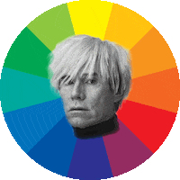 museumszeit art color andy museum Sticker