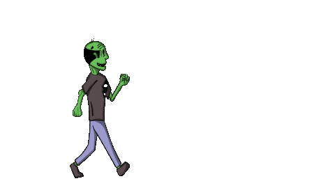 OleeSabb giphyupload animated walk character Sticker