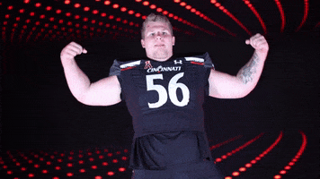 University Of Cincinnati Flex GIF by Cincinnati Bearcats