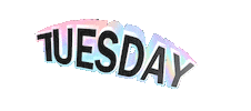 Days Of The Week Sticker by GIPHY Text