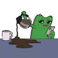Good Morning Sticker by fwogs