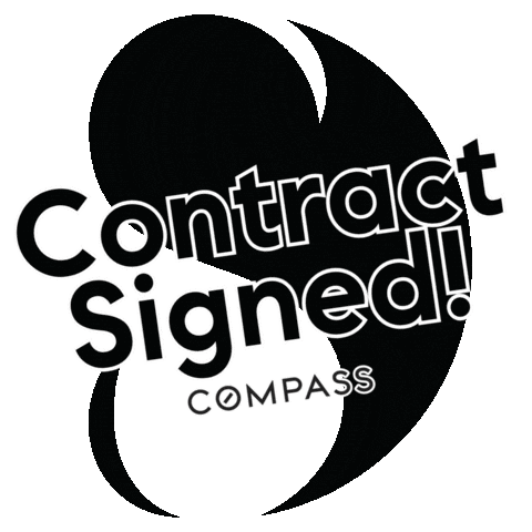 TheSevierTeam giphyupload compass contract signed danielle sevier Sticker