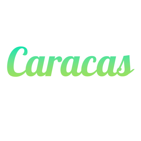 Typography Venezuela Sticker